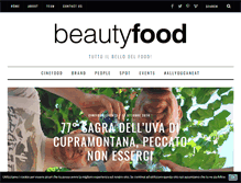 Tablet Screenshot of beautyfoodmag.com